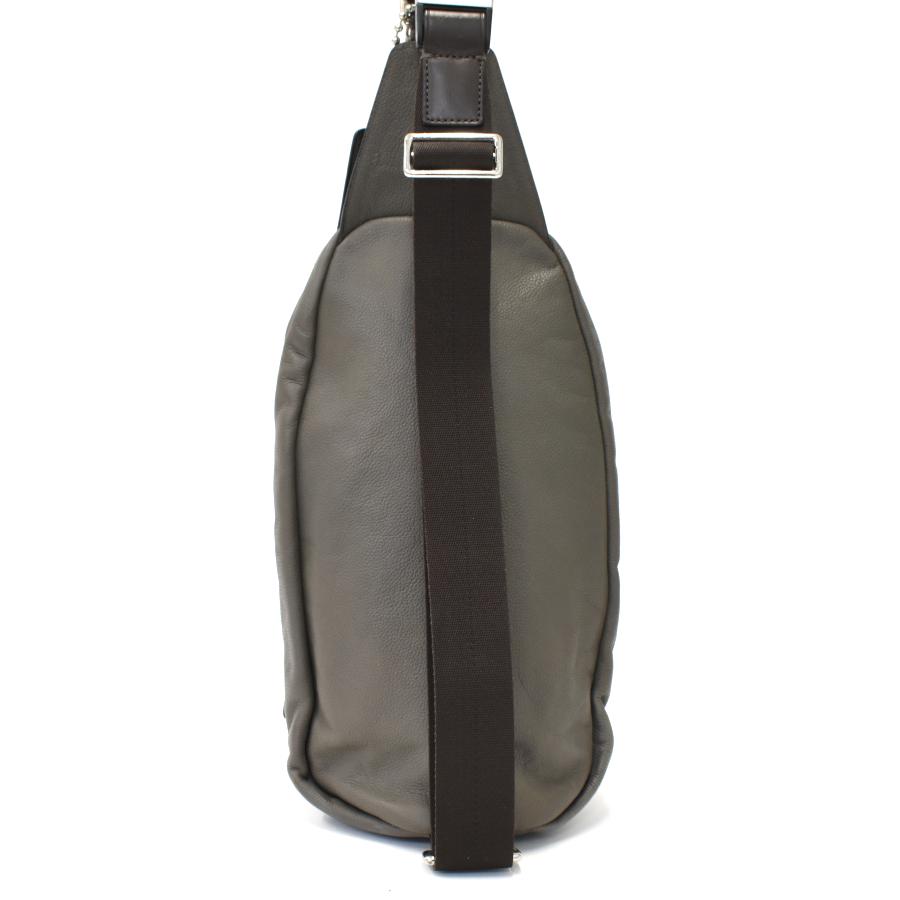 COACH（コーチ） ボディバッグ トンプソン 70360 レザー カーキ×ダーク