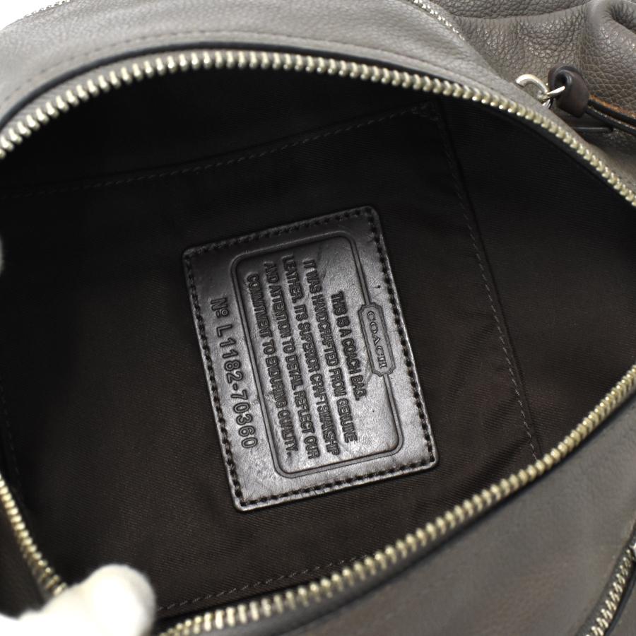 COACH（コーチ） ボディバッグ トンプソン 70360 レザー カーキ×ダーク