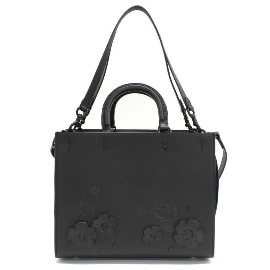COACH コーチ ローグ ティーローズ 2way ハンドバッグ ショルダー 黒 COACH（コーチ） 2way ハンドバッグ ショルダー ローグ25 ウィズ
