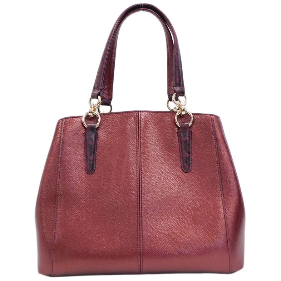 COACH（コーチ） 新品同様 スモール・2wayバッグ F55517 ボルドー系 