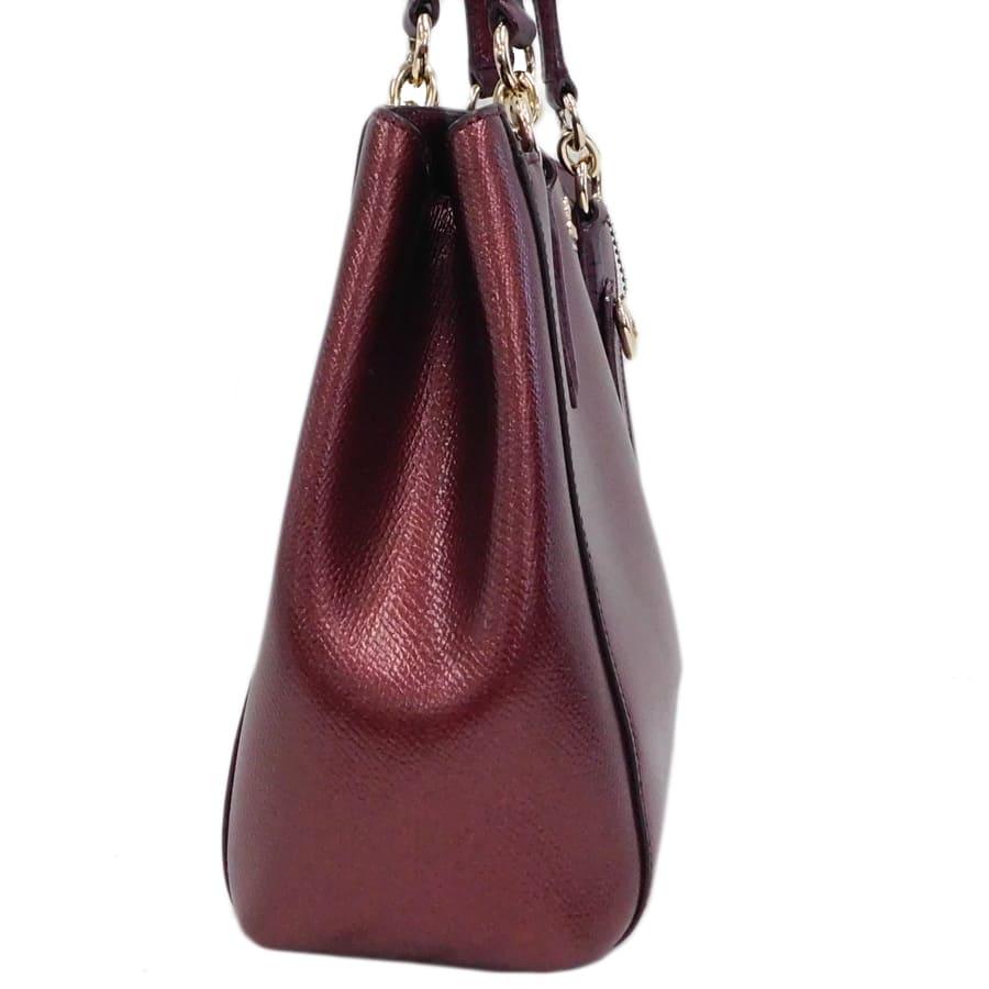 COACH（コーチ） 新品同様 スモール・2wayバッグ F55517 ボルドー系