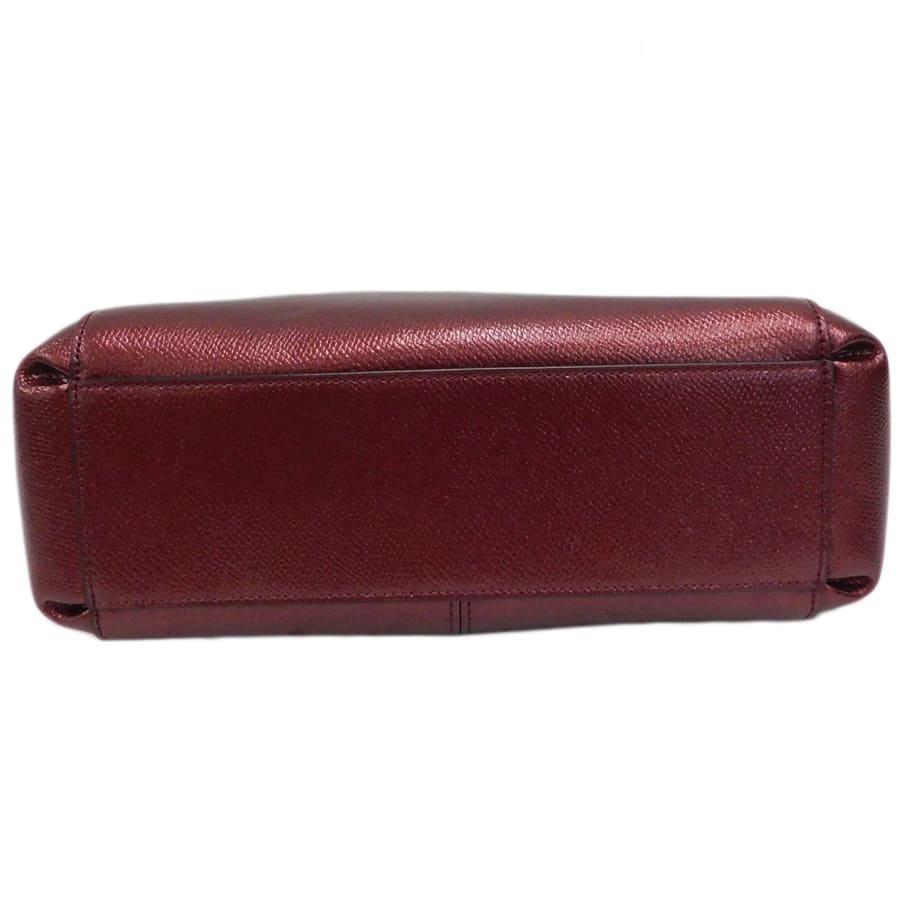 COACH（コーチ） 新品同様 スモール・2wayバッグ F55517 ボルドー系