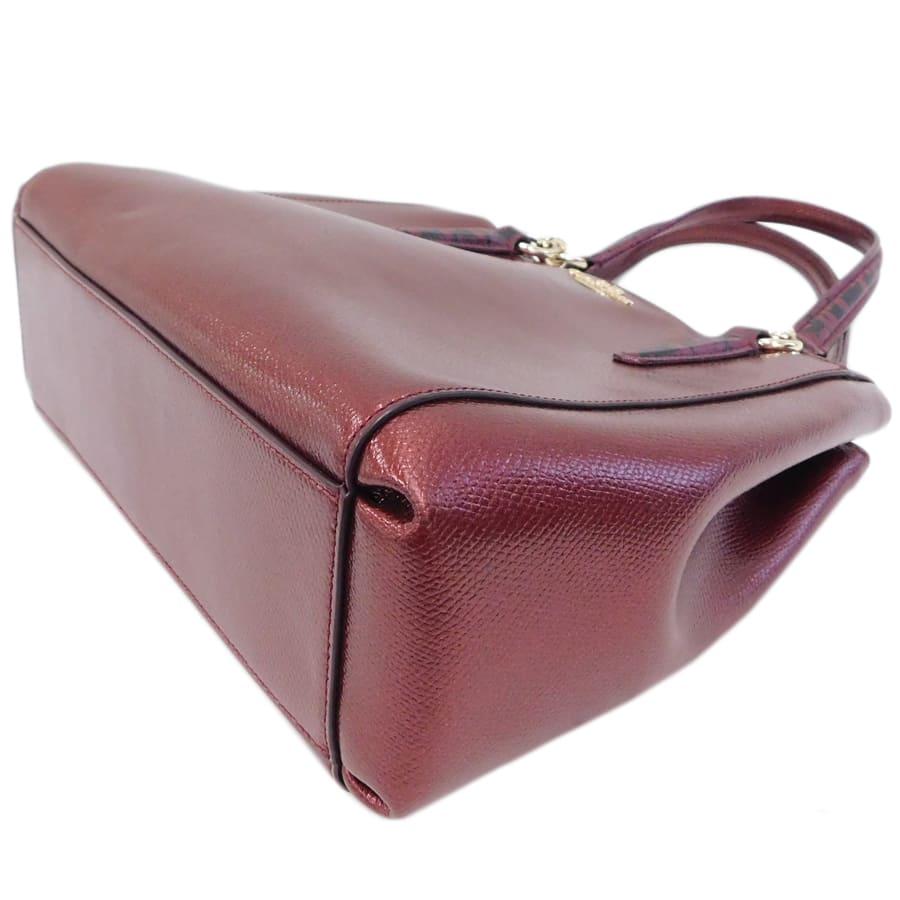COACH（コーチ） 新品同様 スモール・2wayバッグ F55517 ボルドー系