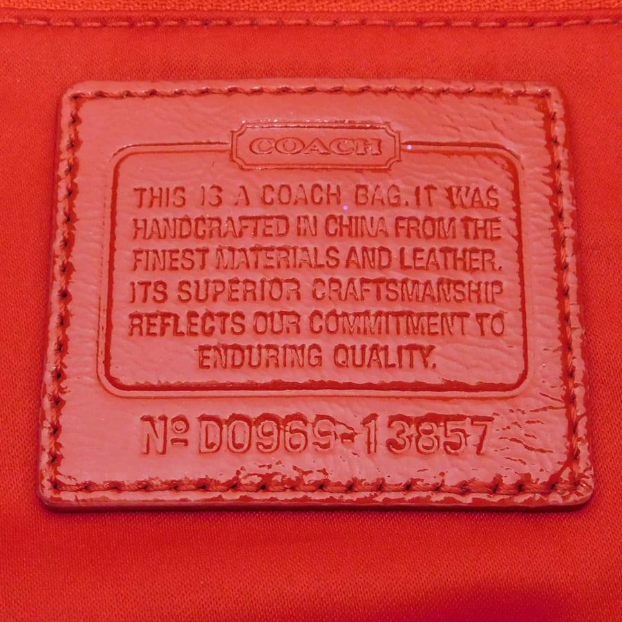 COACH（コーチ） 新品同様 ポピー トートバッグ 13857 レッド系 PVC