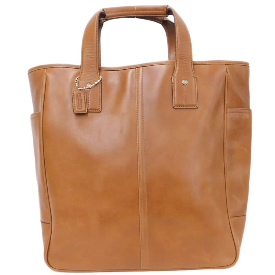 COACH（コーチ） トートバッグ 5755 ブラウン系 レザー シンプル 無地