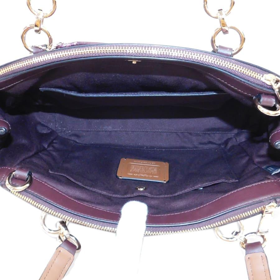 COACH（コーチ） 新品同様 2wayバッグ F13768 マルチカラー レザー 