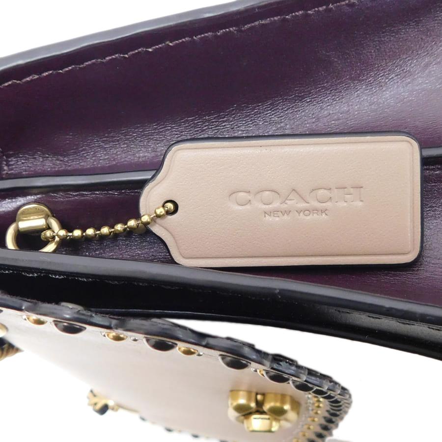 COACH（コーチ） 新品同様 チェーン ショルダーバッグ 74090 レザー