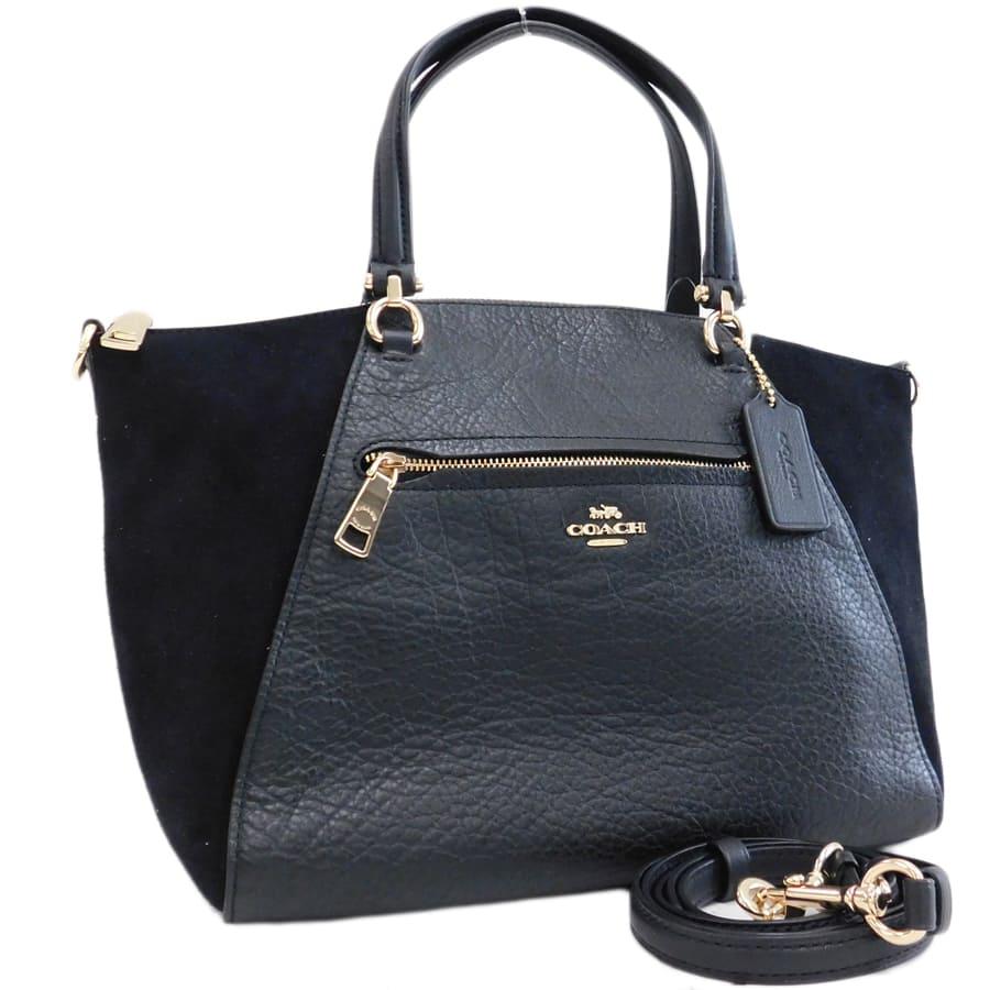 新品】コーチ 2WAY ショルダーバッグ プレーリー サッチェル ブラック