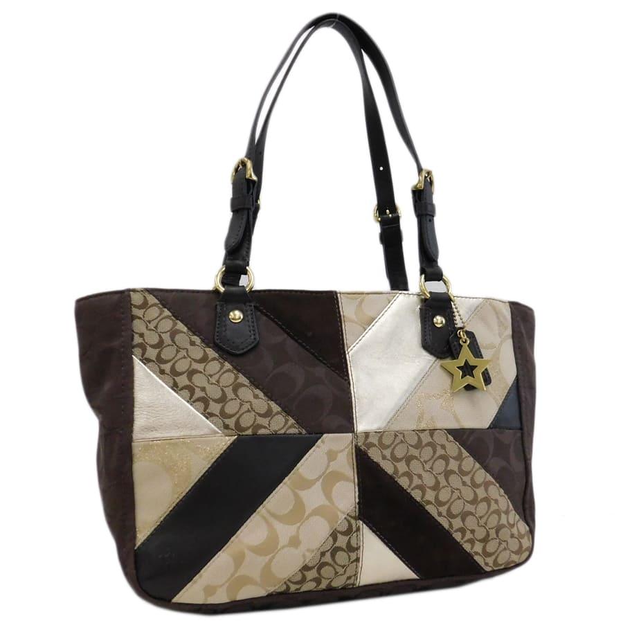 ✨良品 希少色✨COACH コーチ トートバッグ パッチワーク 17614 ✨良品