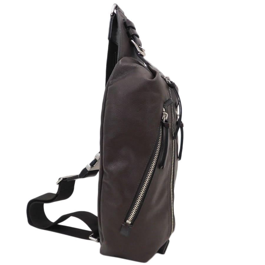 COACH（コーチ） 新品同様 ボディバッグ 70360 ブラウン系 レザー 斜め