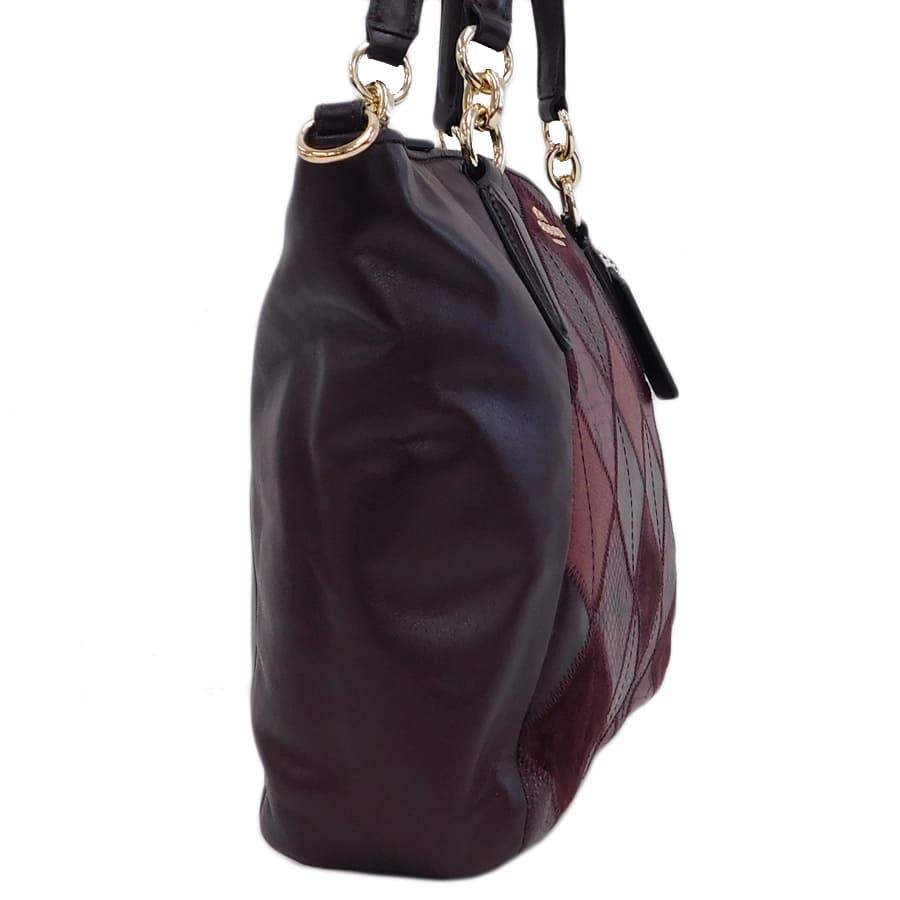 COACH（コーチ） 新品同様 2wayバッグ F56848 ボルドー系 レザー 