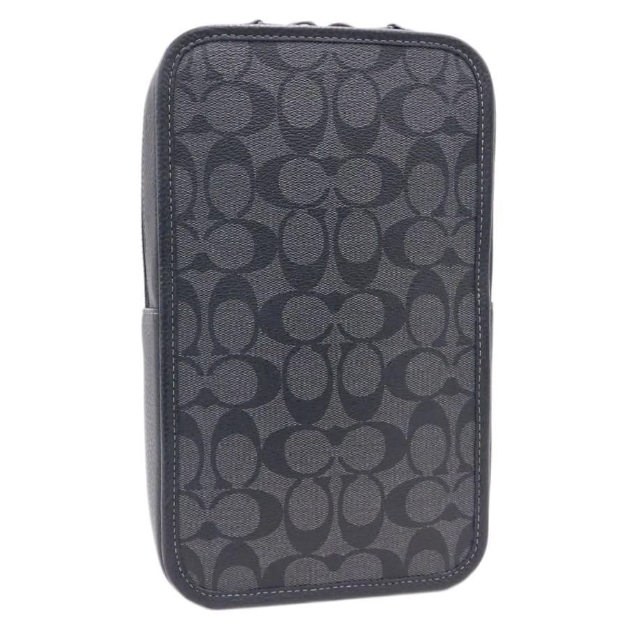 COACH（コーチ） 未使用品 ボディバッグ C9867 ブラック系 PVCレザー