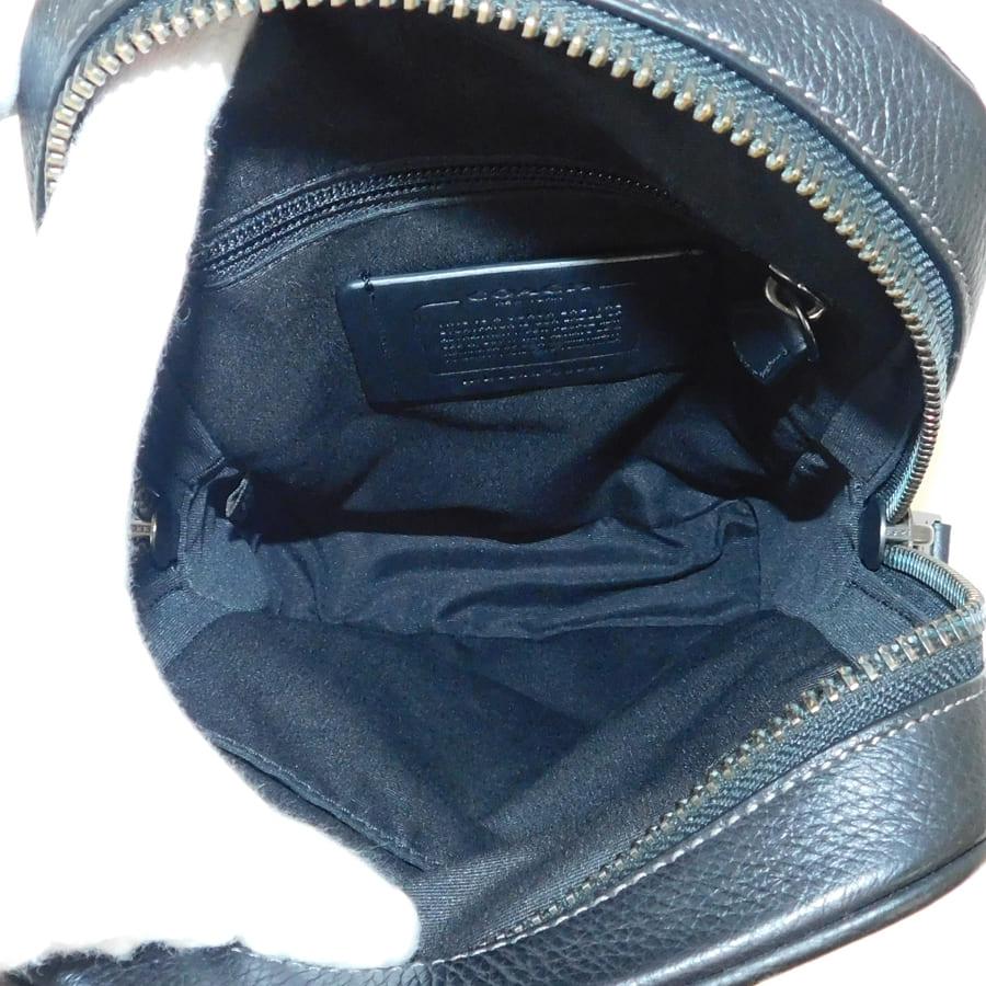 COACH（コーチ） 未使用品 ボディバッグ C9867 ブラック系 PVCレザー