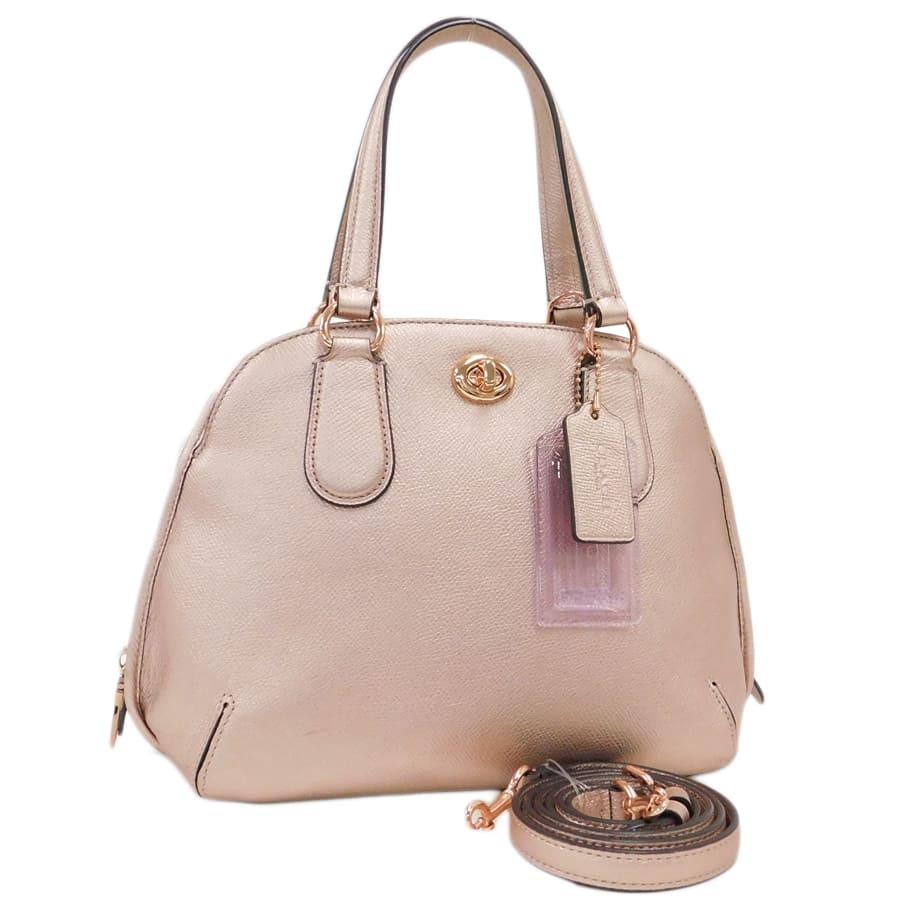 COACH（コーチ） 未使用品 2wayバッグ 35330 ピンクゴールド系 レザー 