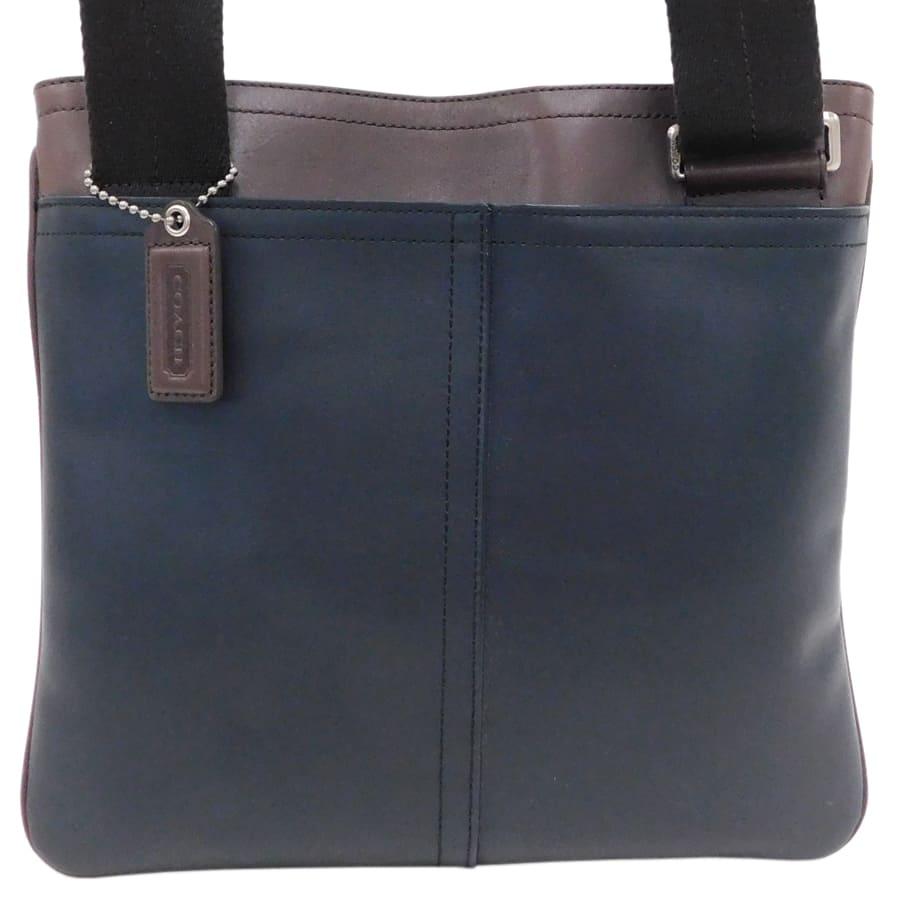 COACH（コーチ） ショルダーバッグ F70696 ブラック×ブラウン系 レザー