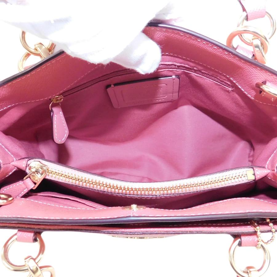 COACH（コーチ） 新品同様 2wayバッグ F13683 ピンク系 レザー お洒落