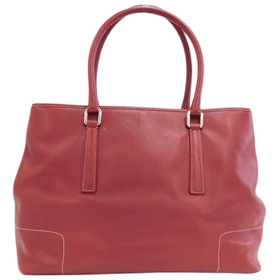 COACH（コーチ） トートバッグ 7757 レッド系 レザー レディース