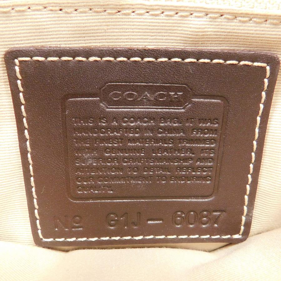 COACH（コーチ） 新品同様 ミニバッグ 6087 ブラウン×レッド系