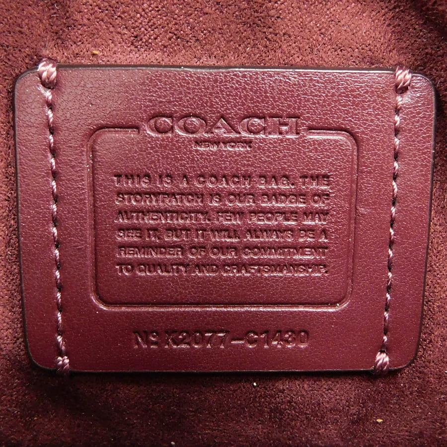 COACH（コーチ） ショルダーバッグ C1430 ブラウン×レッド系 