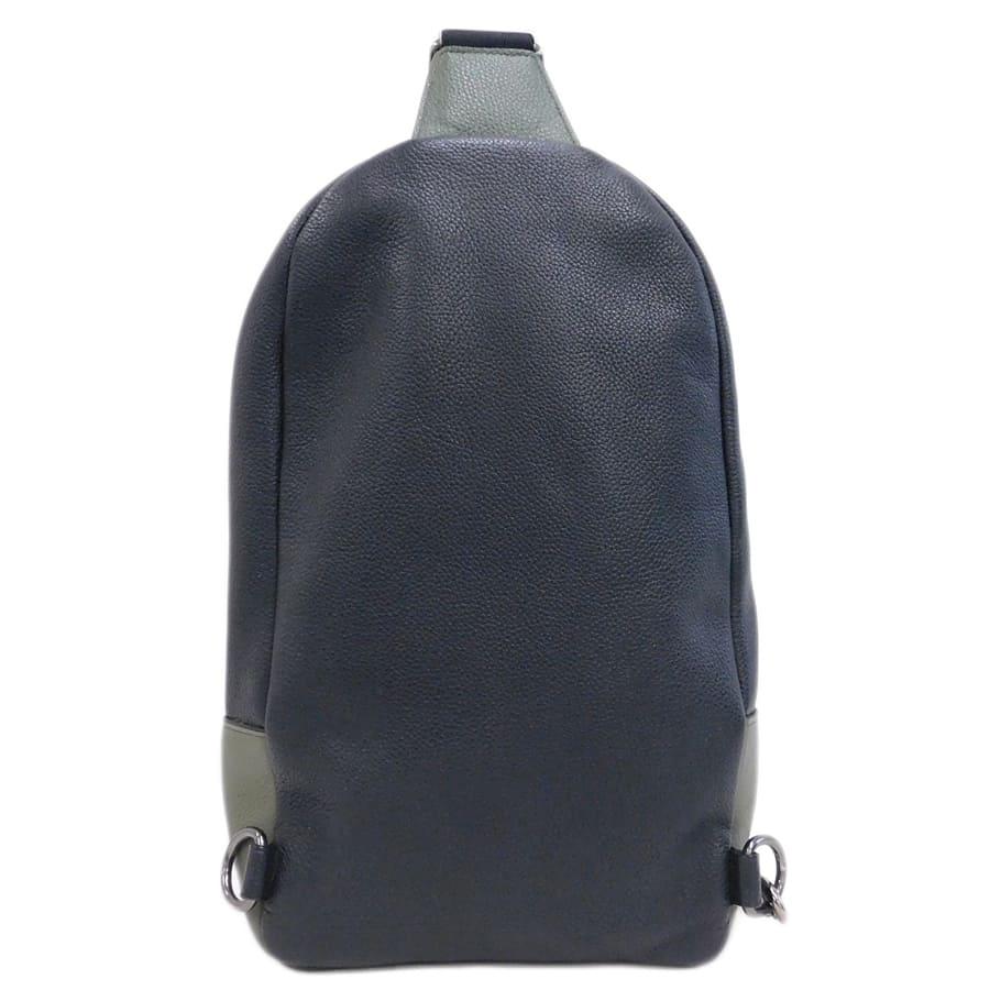 COACH（コーチ） ボディバッグ 72112 カーキ×ブラック系 レザー 
