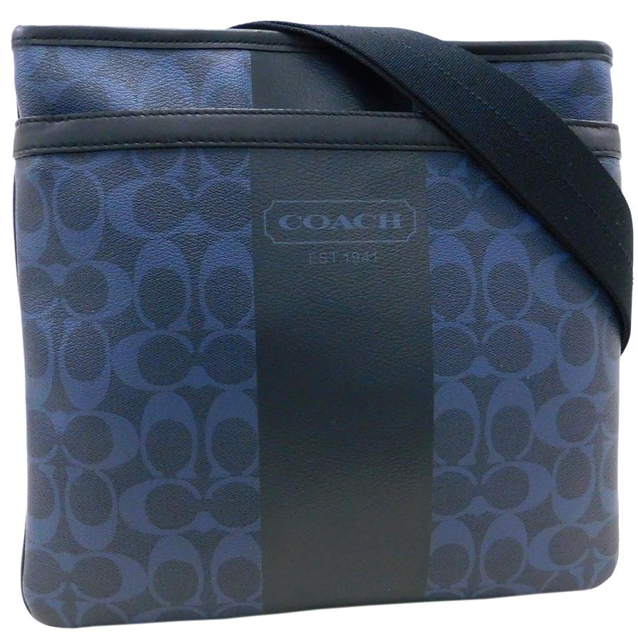 COACH（コーチ） 未使用品 ショルダーバッグ F70591 ネイビー×ブラック 