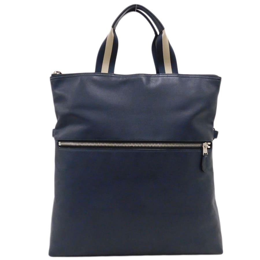 COACH（コーチ） 2wayバッグ F54759 ネイビー系 レザー 斜め掛け 通学