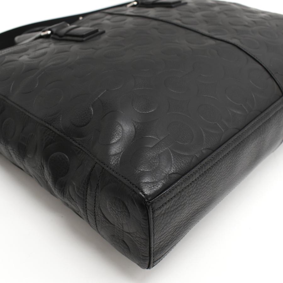 【美品】COACH コーチ70253 オプアートビジネスバッグ　2way A4 COACH（コーチ） オプアート 2way ビジネス トートバッグ 70253 レザー