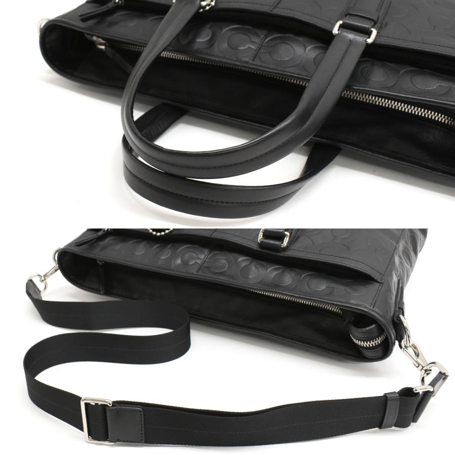COACH（コーチ） オプアート 2way ビジネス トートバッグ 70253 レザー