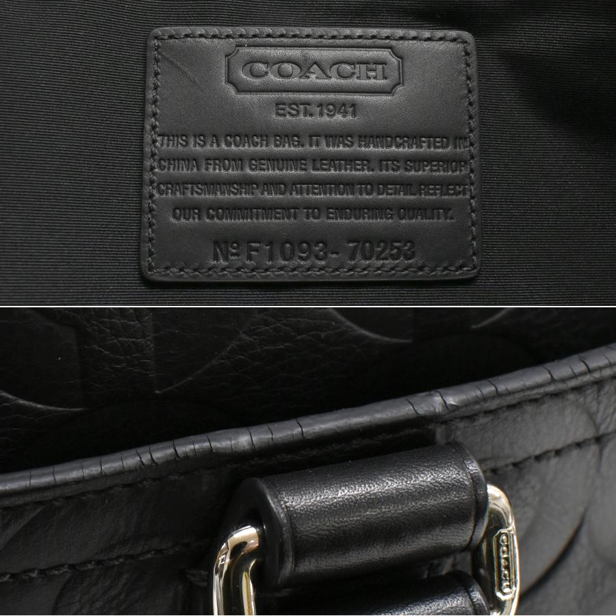 COACH（コーチ） オプアート 2way ビジネス トートバッグ 70253 レザー