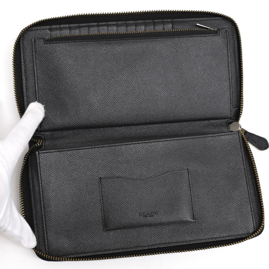 COACH（コーチ） 新品同様 トラベルウォレット 長財布 66863 レザー