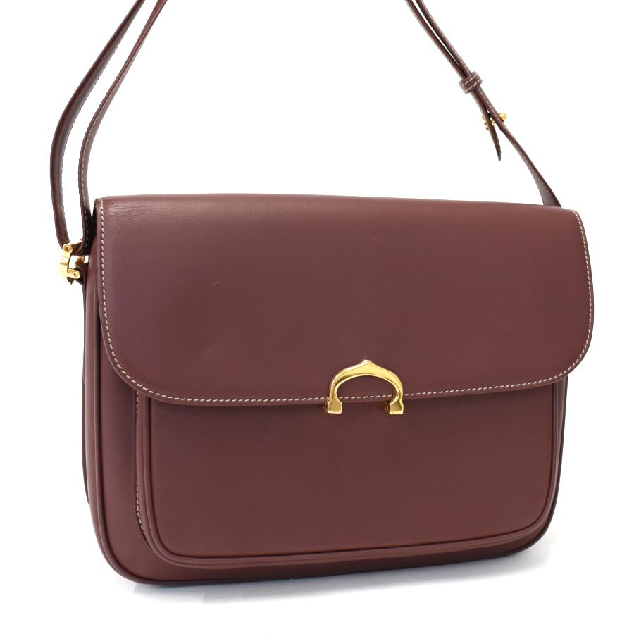 Cartier カルティエ ショルダーバッグ CL505914 マストライン レザー 