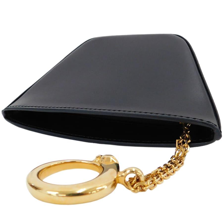 Cartier（カルティエ） 新品同様 ポーチ ブラック系 レザー パンテール