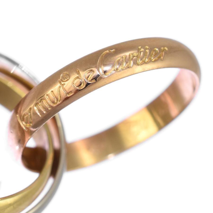 TRINITY（Cartier） カルティエ トリニティ リング 3連 指輪 K18