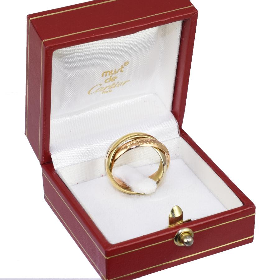 TRINITY（Cartier） カルティエ トリニティ リング 3連 指輪 K18