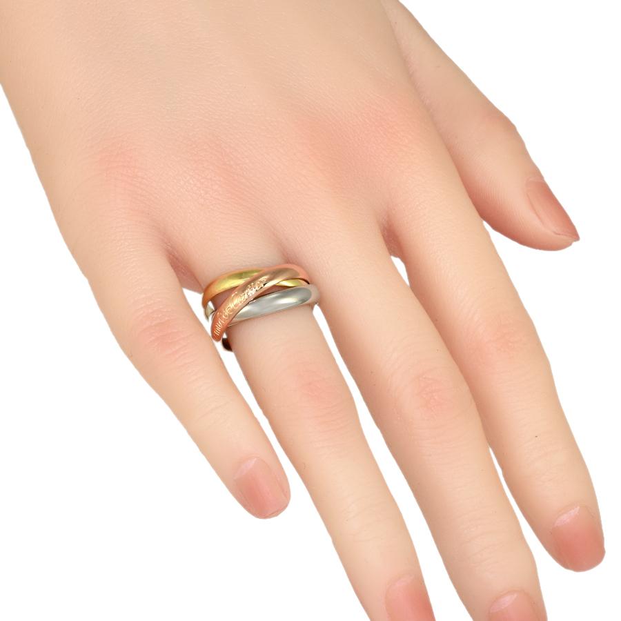 TRINITY（Cartier） カルティエ トリニティ リング 指輪 K18 イエロー
