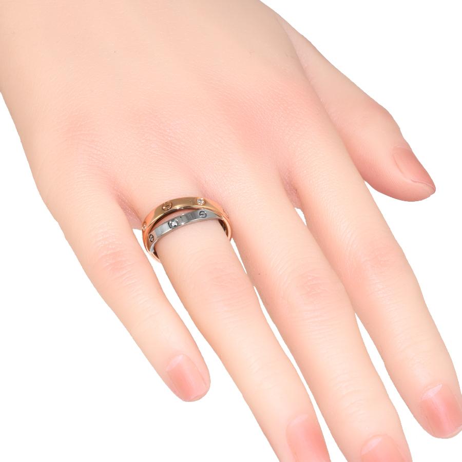 Cartier カルティエ K18PG ピンクゴールド ミニラブ リング #48 Cartier カルティエ 指輪 K18PG ラブリング スモールモデル