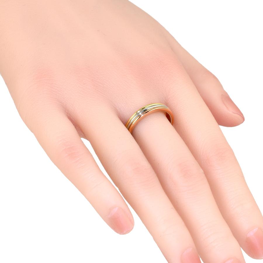 カルティエ　現行品　ヴァンドーム リング 18金 新品同様 カルティエ 現行品 ヴァンドーム リング 18金#50 新品仕上げ