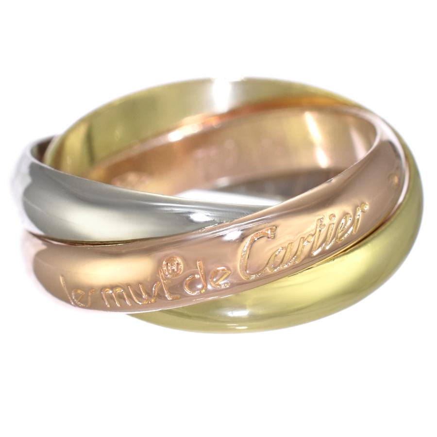 Cartier カルティエ トリニティリング SM 11号 51 TRINITY（Cartier） カルティエ #51 11号 トリニティ リング 指輪 K18