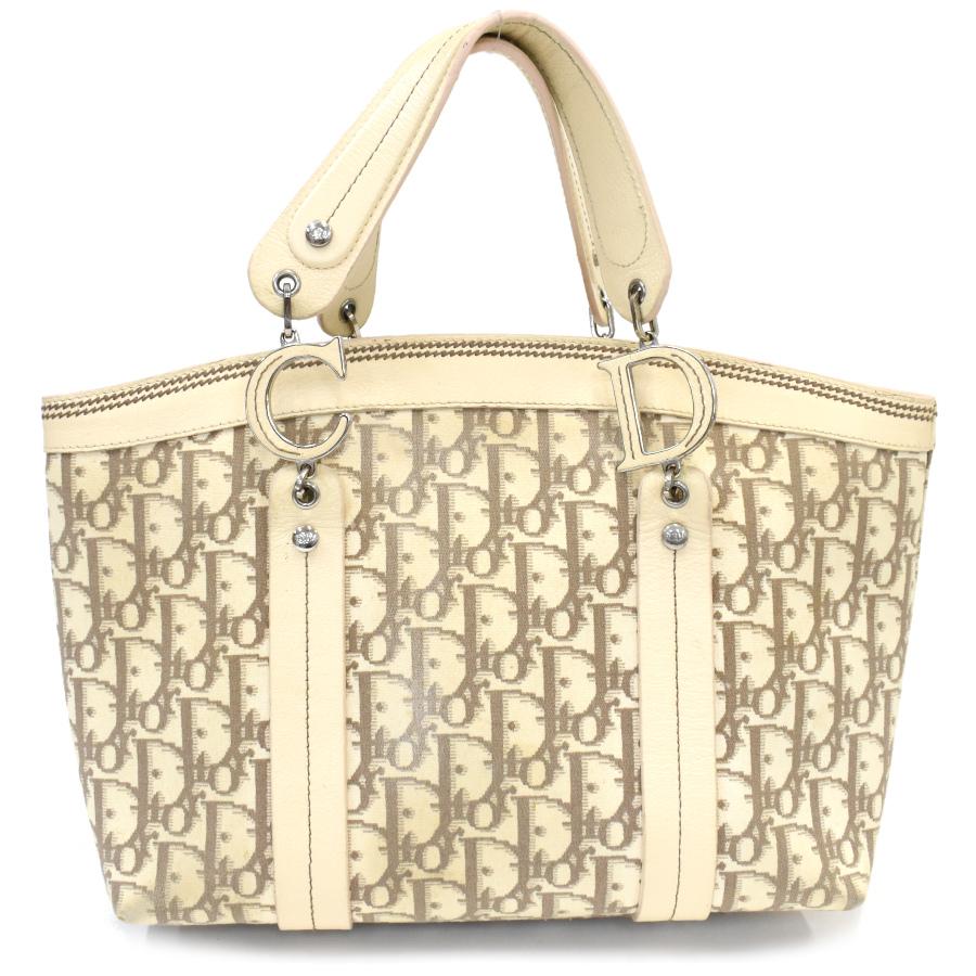 Christian Dior クリスチャンディオール トートバッグ オブリーク  