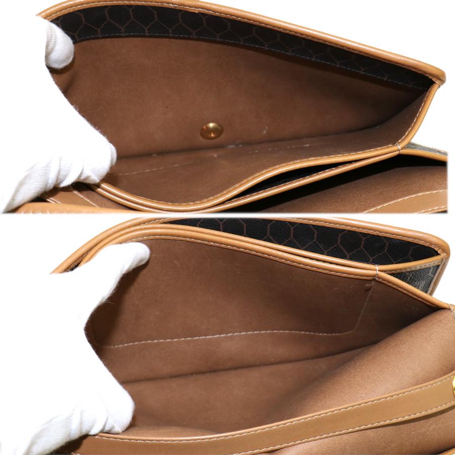 Dior ディオール チェーン ショルダーバッグ ハニカム柄 PVC レザー Christian Dior クリスチャンディオール チェーン ショルダー