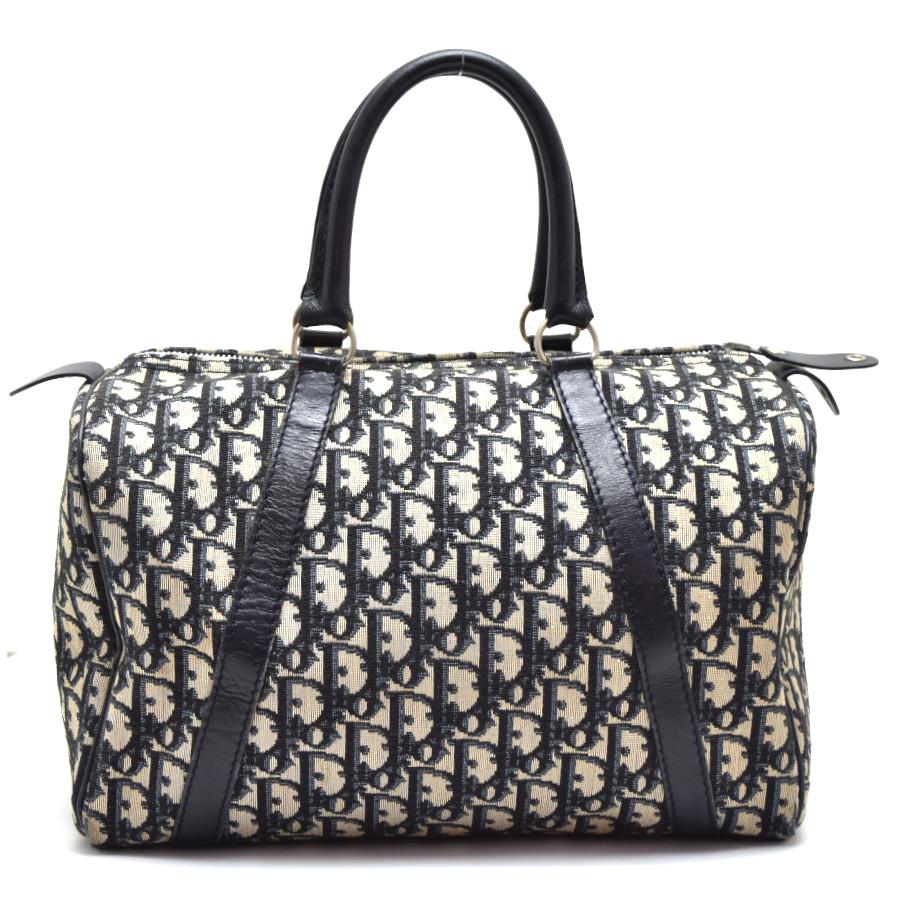 ディオール ハンドバッグ トロッター キャンバス×レザー レディース