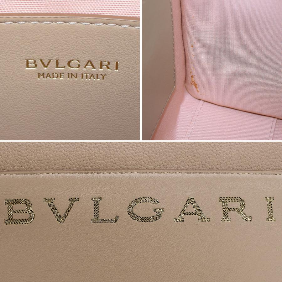 BVLGARI（ブルガリ） 新品同様 2way トートバッグ ロゴ レザー 日本