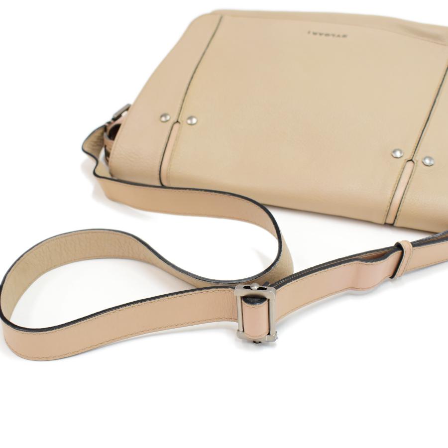 BVLGARI ブルガリ オクト メッセンジャー ショルダーバッグ レザー  