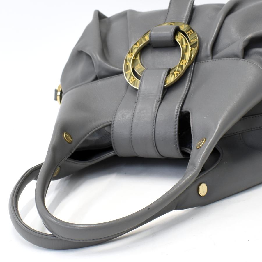 ブルガリ ドッピオトンド チャンドラワンショルダーハンドバッグ