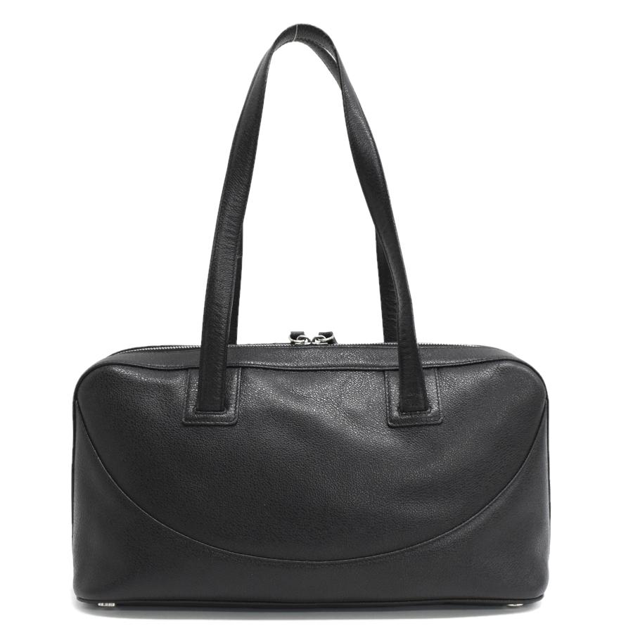 ロ*】様 BVLGARI ブラックレザーショルダーバッグ ブルガリ・ブルガリ ブルガリ ブルガリブルガリ ショルダーバッグ