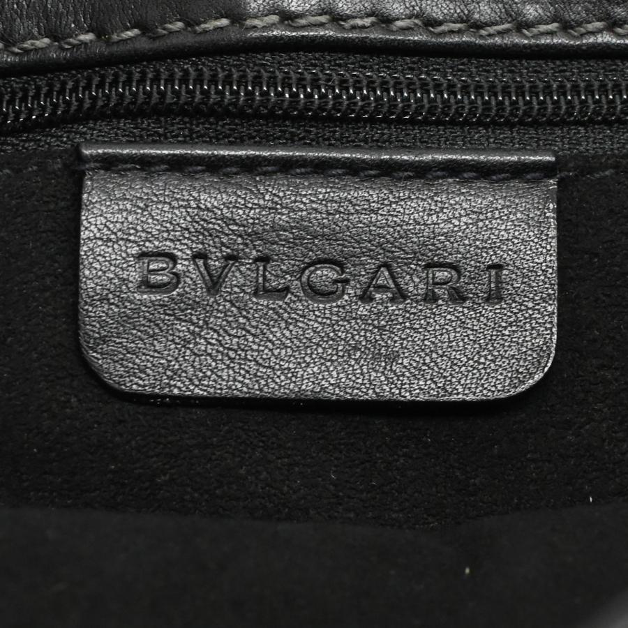 BVLGARI（ブルガリ） リュックサック バックパック レザー ブラック