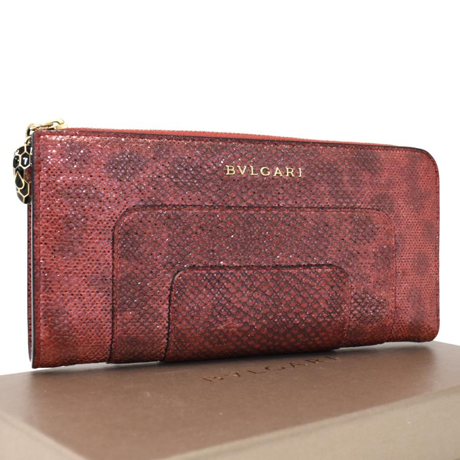 BVLGARI 新品同様 ブルガリ L字ファスナー長財布 セルペンティ BVLGARI 新品同様 ブルガリ L字ファスナー長財布 セルペンティ