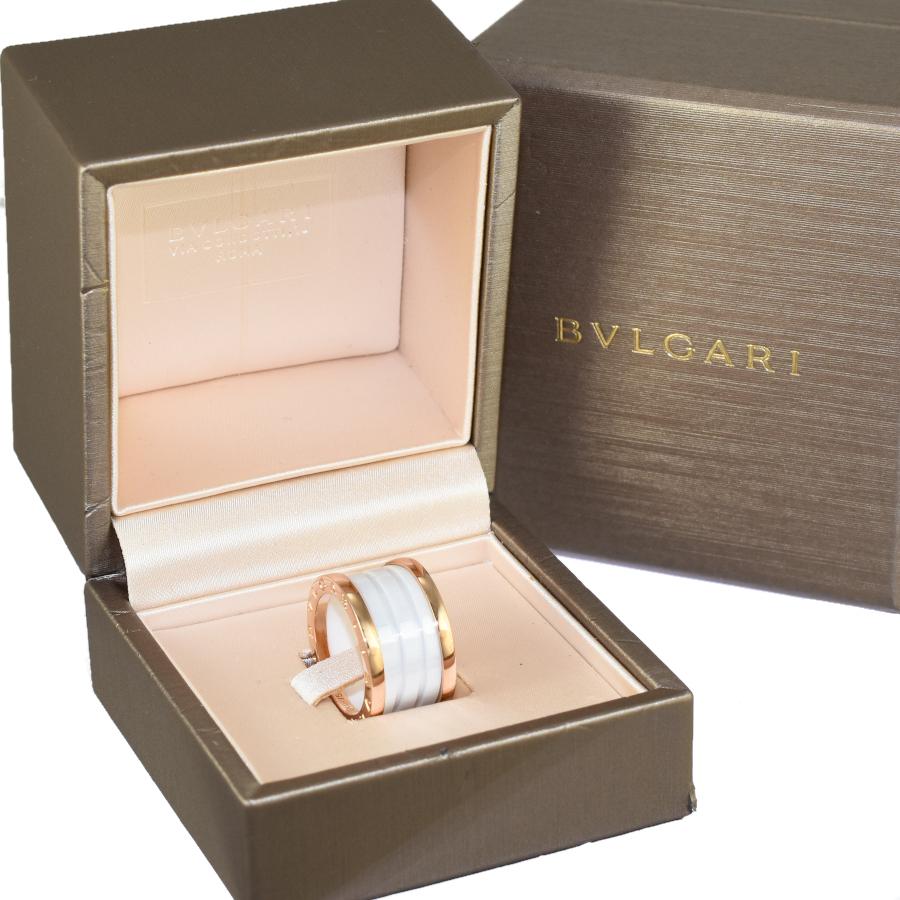 ビー・ゼロワン 新品同様 ブルガリ ビーゼロワン リング 指輪 4バンド  