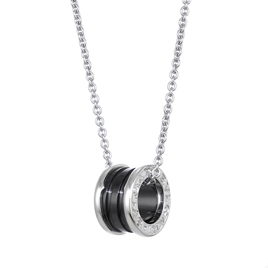 BVLGARI ビーゼロワン ネックレス セーブザチルドレン シルバー ブラック セーブ ザ チルドレン 新品同様 ブルガリ セーブザチルドレン ビー