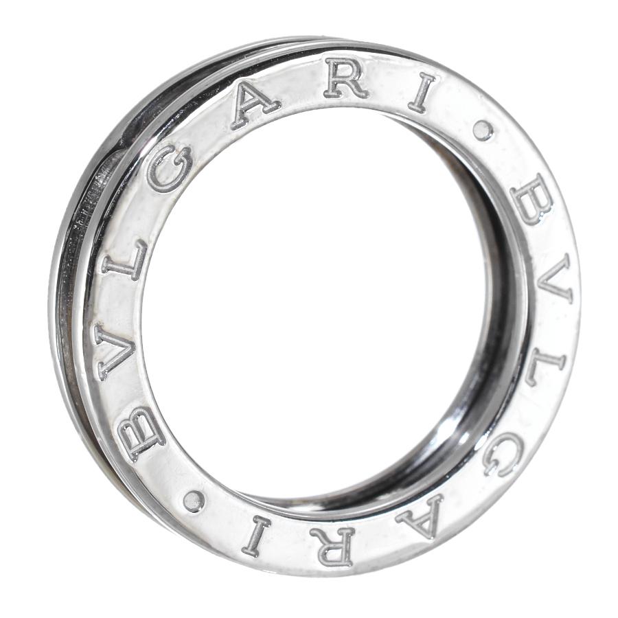 BVLGARI ビー・ゼロワン 1バンドリング　13号　ホワイトゴールド ビー・ゼロワン ブルガリ #53 13号 ビーゼロワン リング 指輪 1バンド